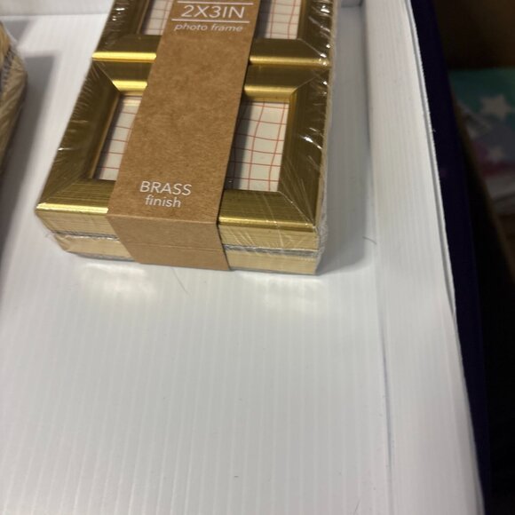 Harbortown 4pk 2"x3" Soft Linear Profile Mini Picture Frames - Picture 4 of 4